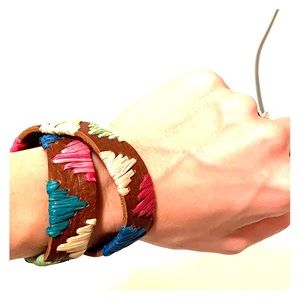 Noonday leather wrap bracelet